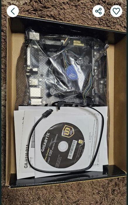 Kit placă baza Gigabyte GA H110 D3A cu  proc G4400 4Gb RAM DDR4 Cooler