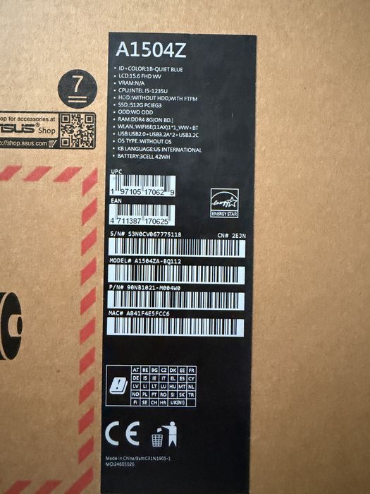Laptop Asus Vivobook i5  Produs Nou