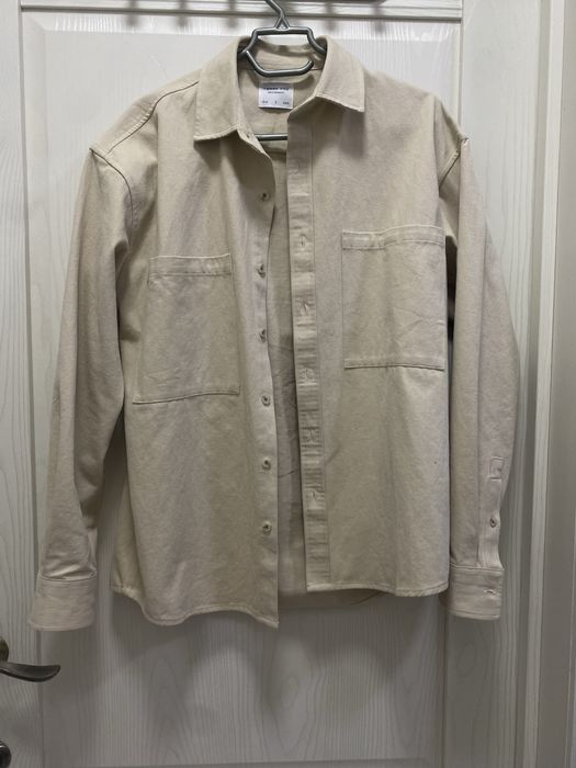 Рубашка Terra Pro oversize бежевая S