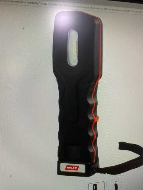 Lampă de lucru LED Berner PEN/ Holex cu  acumulator si incarcare tipC