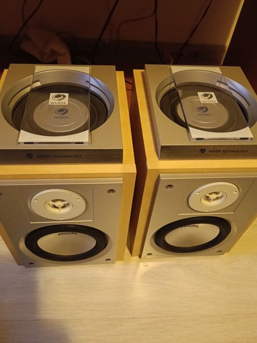 Boxe superbe Philips MC 70 woox și amplituner Denon