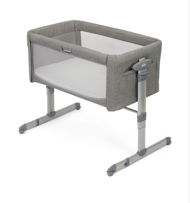 Бебешка кошара Joie - Roomie Glide, Foggy Gray