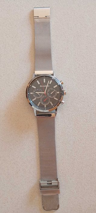 Часовник за мъже Guardo 012077A Silver-Black