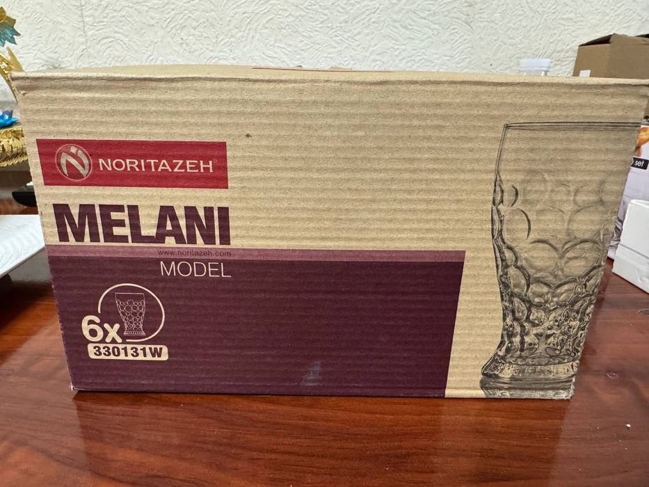 Новые бокалы в упаковке