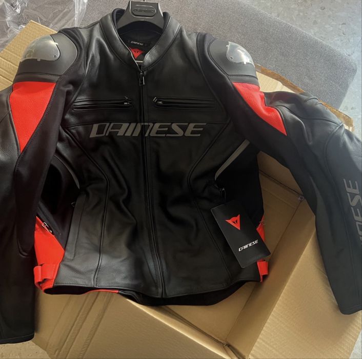 Geacă moto din piele Dainese Racing 4