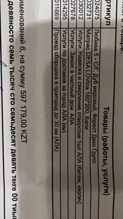 Спальняя мебель б/у