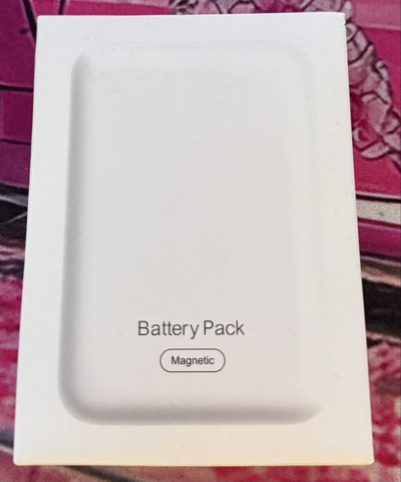 Baterie externa incarcare wireless , magsafe 5000 mah