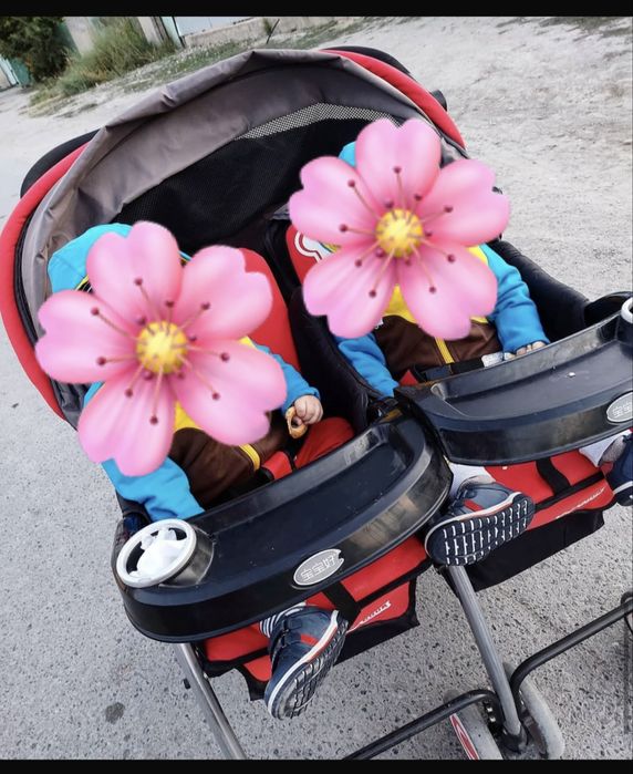 Каляска для двойни