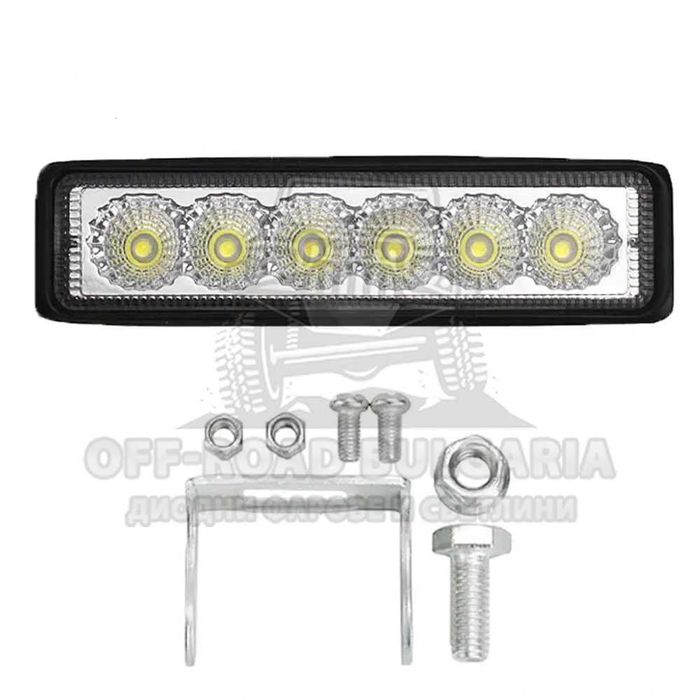 18W LED Халоген Диоден Диоден фар за джипове, трактори, мотокари и др.
