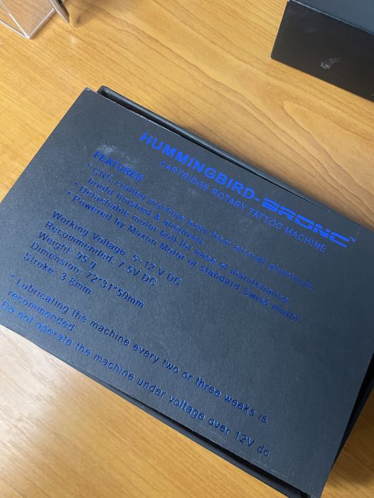 Aparat de tatuat Hummingbird Bronc – ca nou, original, la cutie