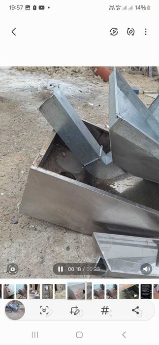 Вытяжка для шашлычного мангала