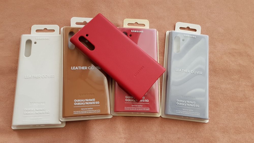 Husa Piele Naturala Originala Samsung Galaxy Note 10! Noua