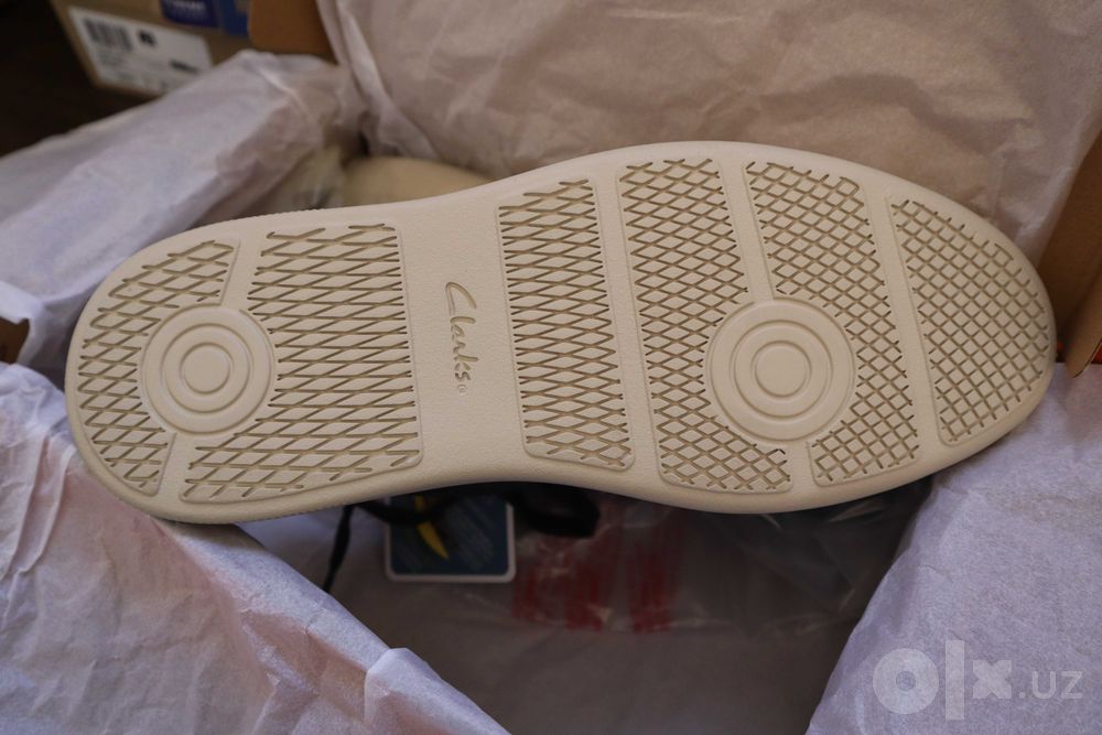 Мужские кожаные кроссовки Clarks Brodin Seam EU 42 оригинал