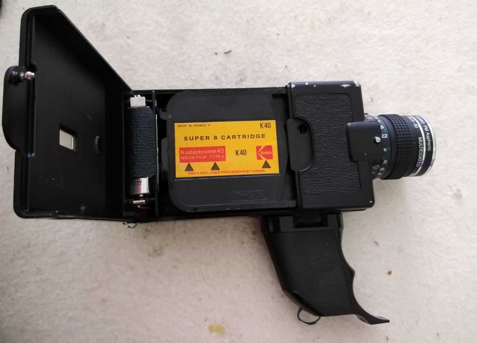 Camera filmare pe film 8 mm EUMIG Mini 3 Servofocus PMA cu caseta film