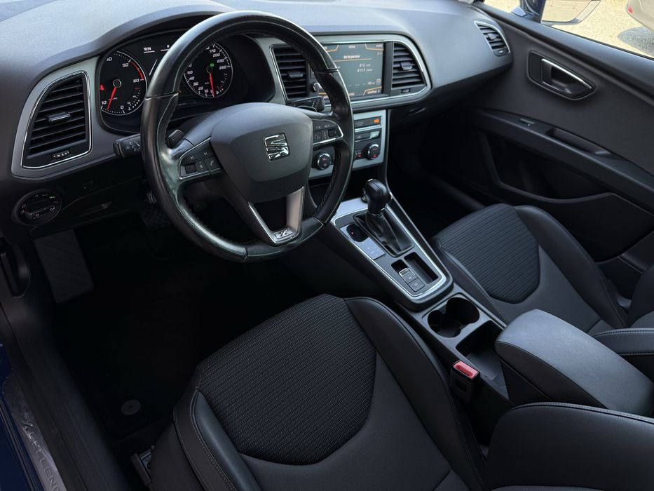 Seat Leon Xcellence DSG 2017, 2.0 TDI 150CP Euro6, Cutie automata. Carplay, Keyless, Front/Lane Assist, Senzori parcare, Faruri LED, Rate cu avans 0%