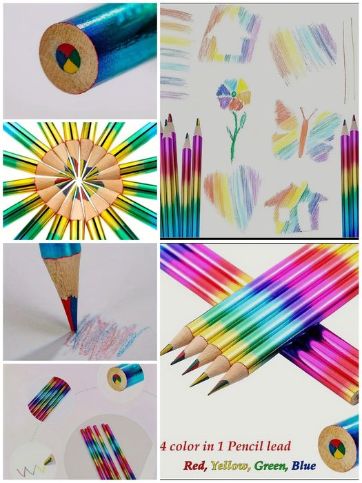 Радужные волшебные карандаши!