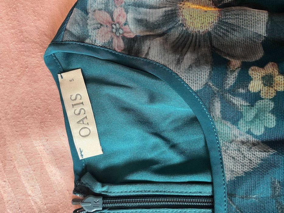 Дамска тюркоазена рокля OASIS