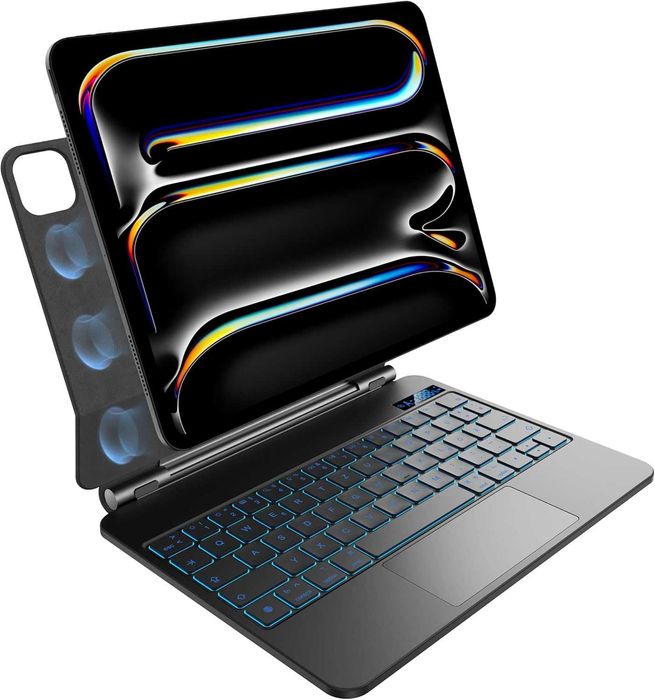 Магнитен калъф с клавиатура за iPad Pro 11 inch,Гаранция