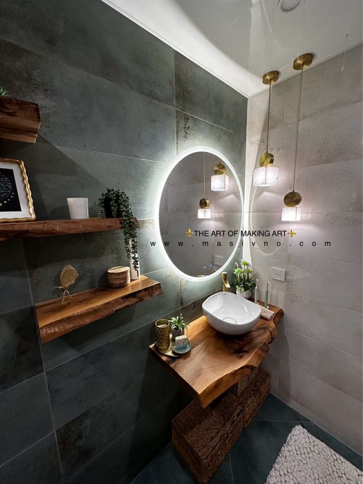 Плот за баня от дърво