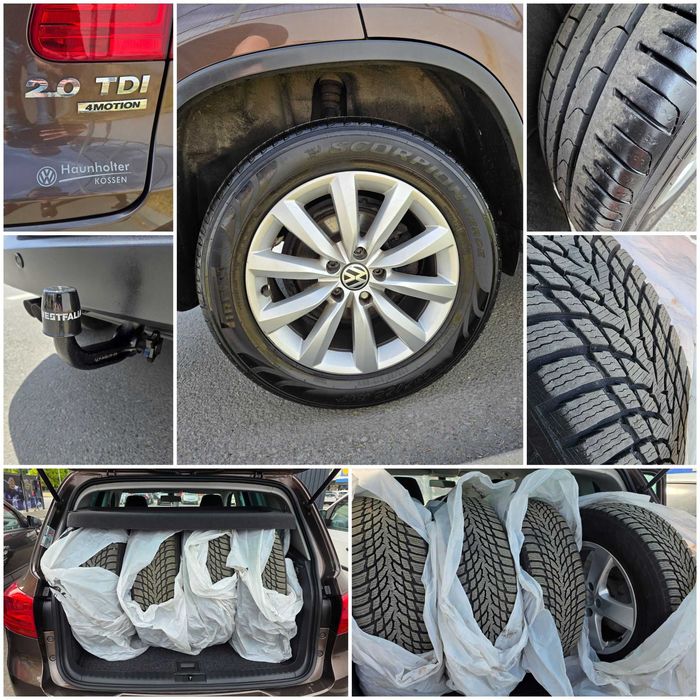 Vand/Schimb/Rate VW Tiguan 113.000 km 4x4 2013 2.0 TDI, piele Alcantara Android camera incalzire scaune pilot 2 seturi jante cui ParkPilot