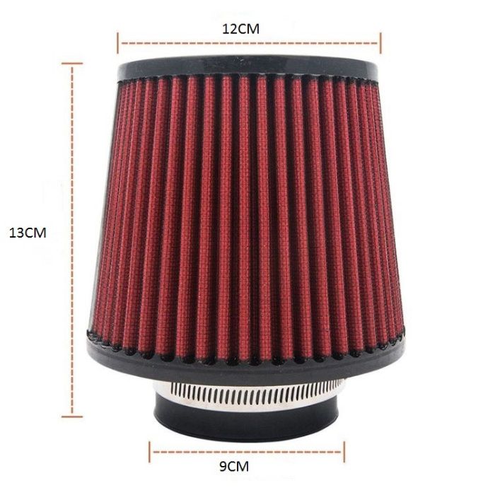 Спортен филтър K&N Универсален червен за автомобили