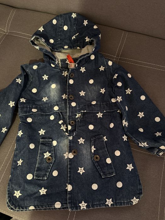 Осенняя джинсовая ветровка