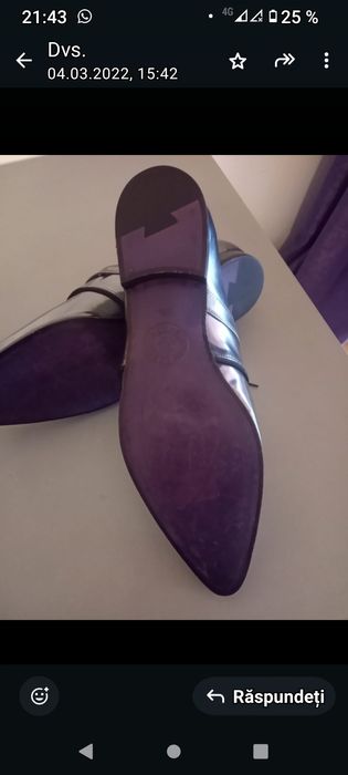 vând pantofi lucrați manual