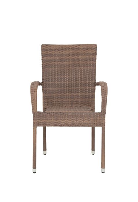 Set gradina/terasa 4 scaune si masa AMAYA maro/natur