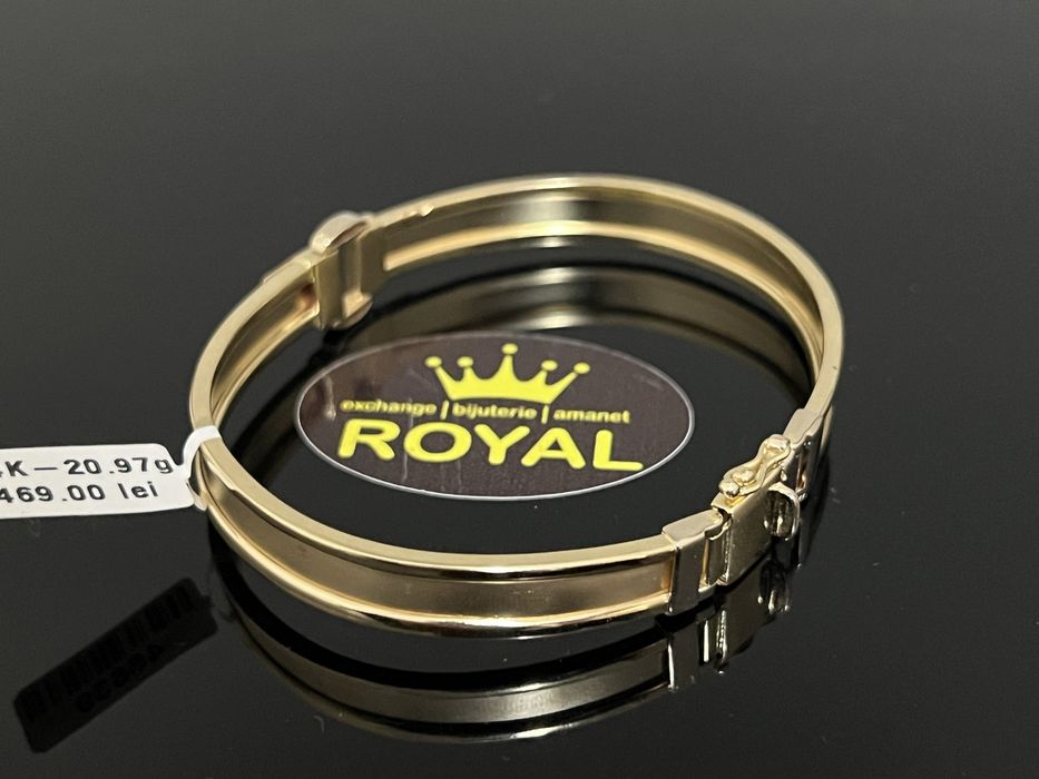 Bijuteria Royal CB : Bratara fixa damă aur 14k 20,97gr