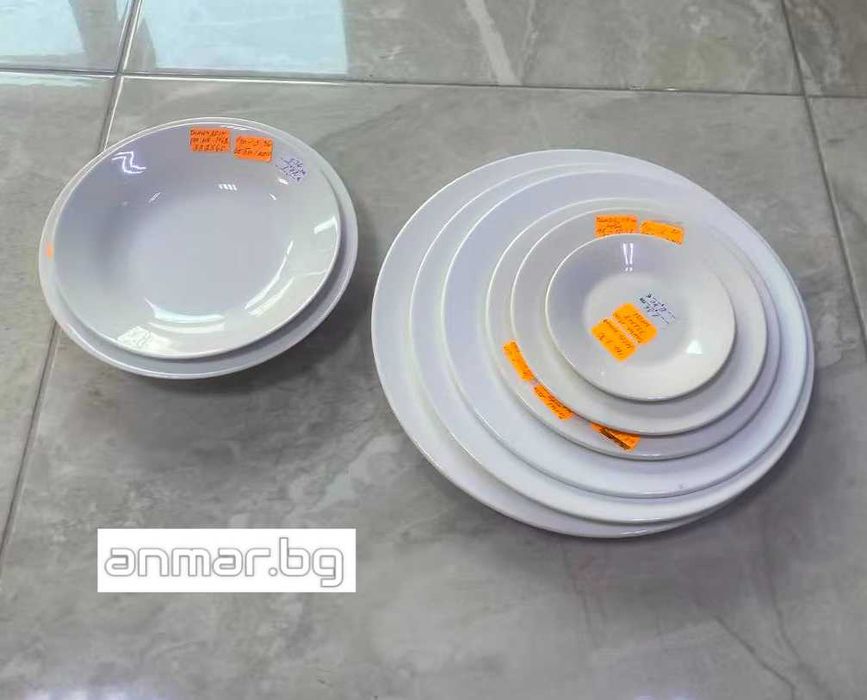 Порцеланови чинии, различни размери 15см,18см,20см,23см,26см,30см