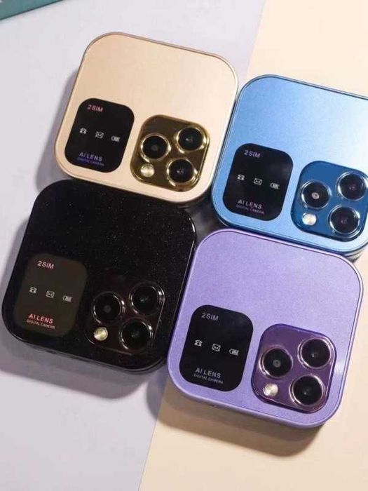 Сгъваем телефон i16 Pro с 2 сим карти,двоен екран,фенер,камера,,радио