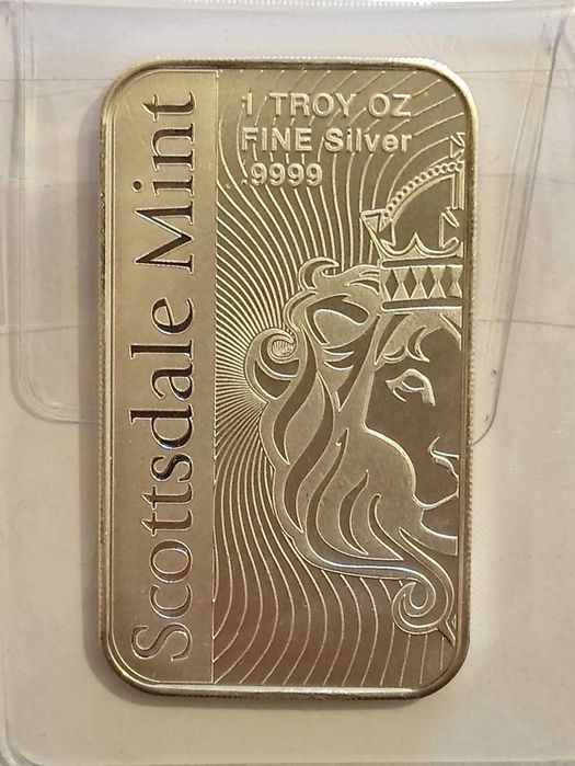 Сребърни кюлчета от 1 тройунция 999 чисто сребро