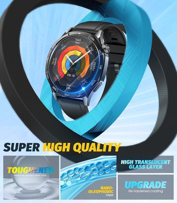 Стъклен Протектор за Часовник Huawei Watch GT5 46mm