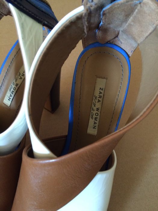 Sandale Zara 36 piele naturala noi