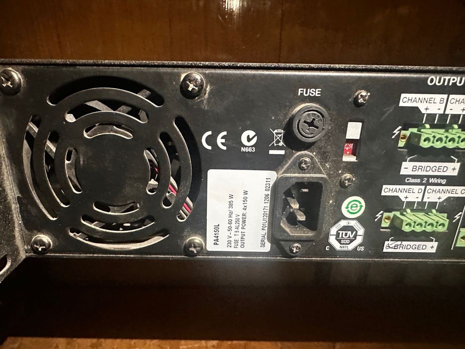 Усилитель Electro-Voice EV PA4150L 4х150 Вт