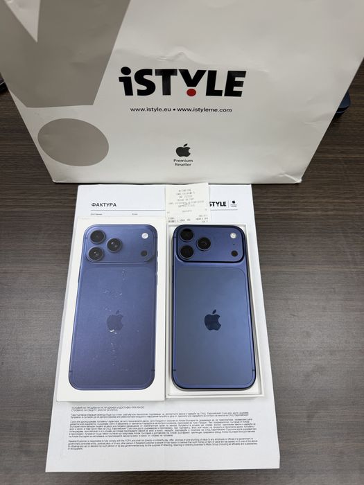 КАТО НОВ 512GB iPhone 17 Pro Max Гаранция iStyle 2027 Blue