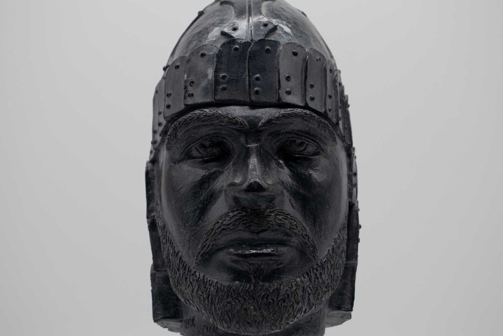 Портретна глава „Хан Аспарух“ основателят на България Ръчно изработена