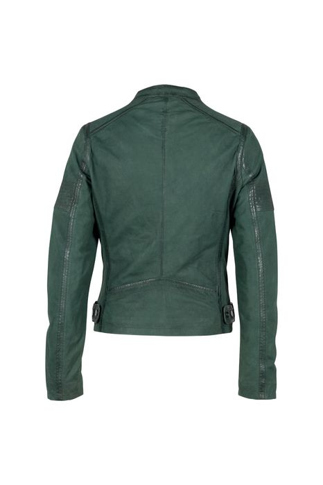 Geaca de Piele Dama 2.0 by Mauritius Verde Inchis G2WElya