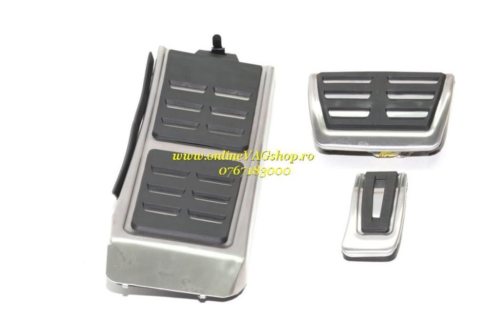 Set Pedale Inox + Footrest transmisie automata Audi A4,A5,A6,A7,Q5