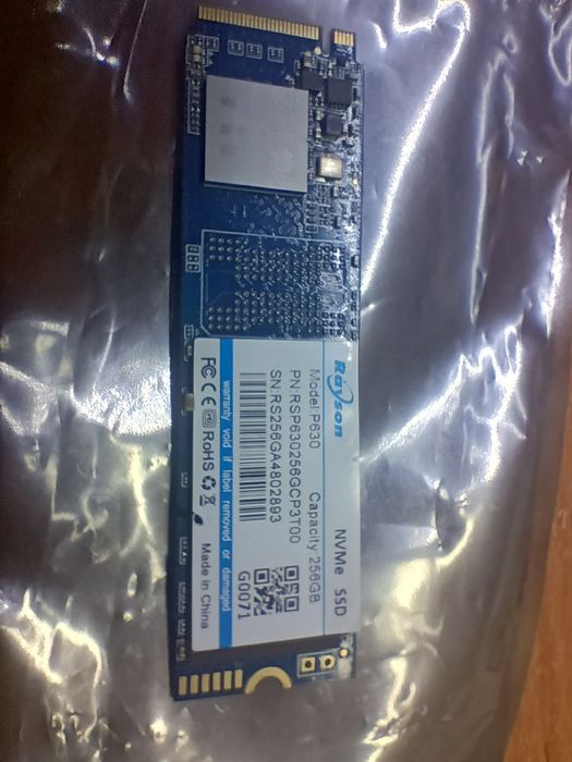 Ssd m2 nvme Rayson p630 256g