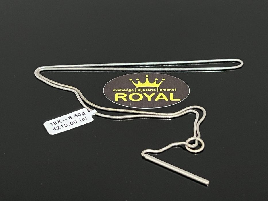 Bijuteria Royal CB : Lant dama aur alb 18k  6,50 grame