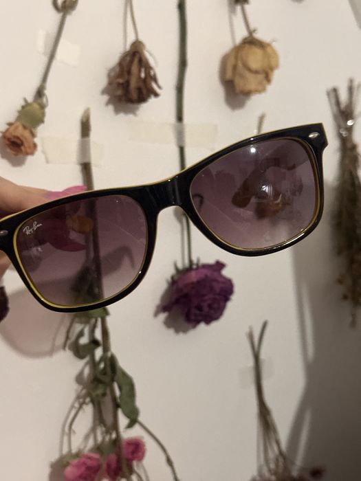 Желтые очки ray ban