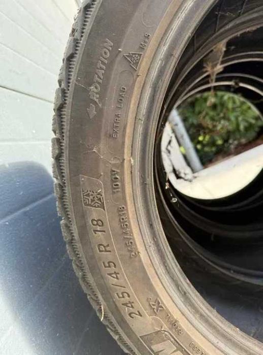 Anvelope IARNA M+S 245/45 R18 MICHELIN Pilot Alpin - Stare foarte buna