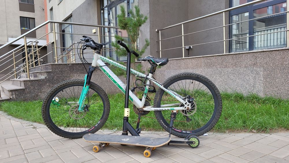 только велосипед