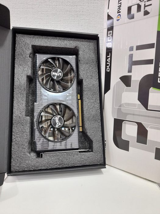 Продам Видеокарту Palit GeForce RTX 3060 Ti Dual 8GB