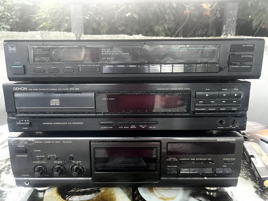Sistem audio HI-Fi vintage Denon+ Technics+ Dual- anii 80