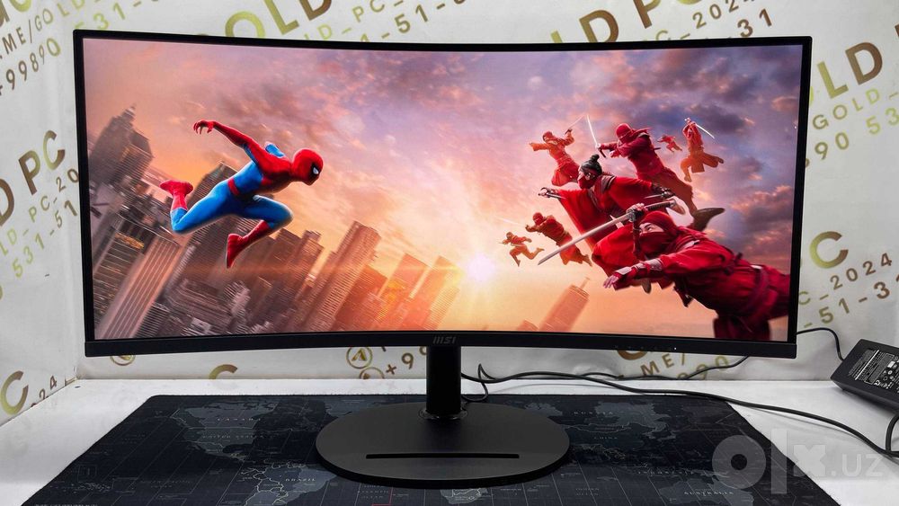 Monitor MSI 34 120hz CURVED "VA" / Arzon manitor lar bor yana