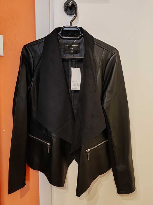 Jacheta neagra tip sacou, Dorothy Perkins, noua, marimea 34
