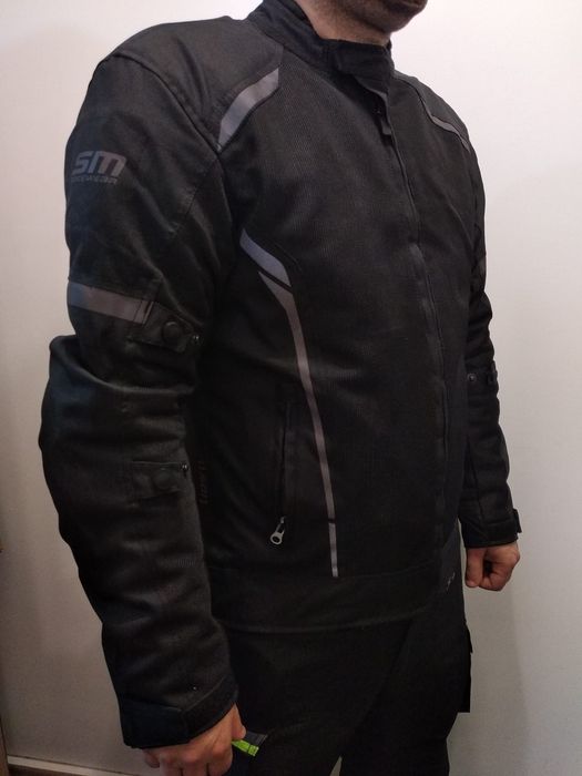 Geaca moto textil SM Meshtech Black mărimea S, M, L, XL, 2XL, 3XL NOUA