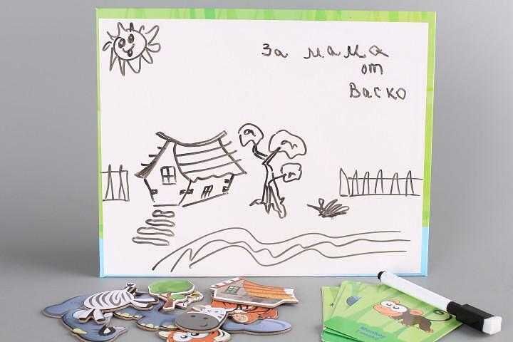 Магнитен пъзел Животни